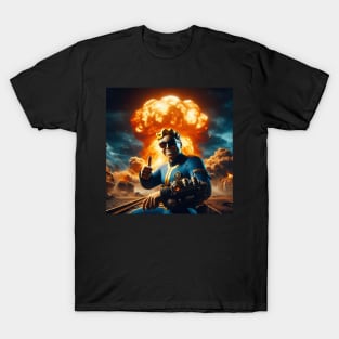 Vault boy nuking the world T-Shirt